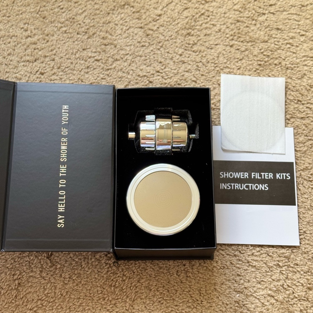 SHOWER FILTER HEAD • BRANDNEW W/BOX check photos for closeup details